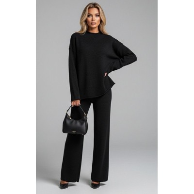 Chic Knit Set - Μαύρο Πλεκτό