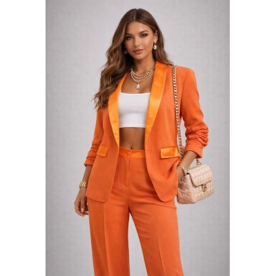 Κοστούμι Blazer & Παντελόνι – Πορτοκαλί