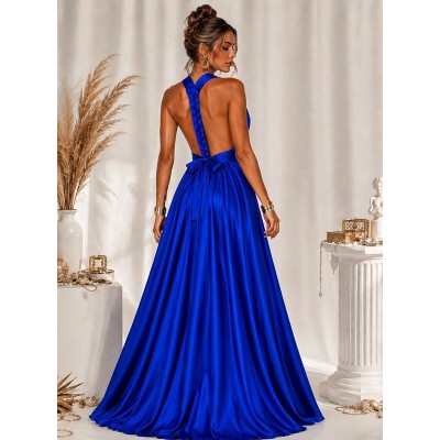 Πολυμορφικό Maxi Φόρεμα Royal Blue