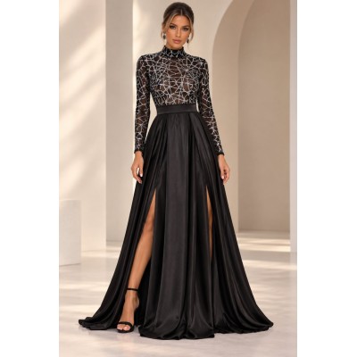 Maxi Φόρεμα Midnight Silver