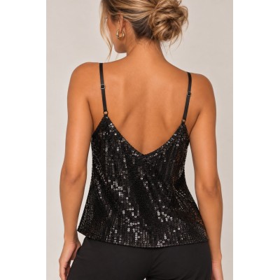 Midnight Glow Sequin Top.