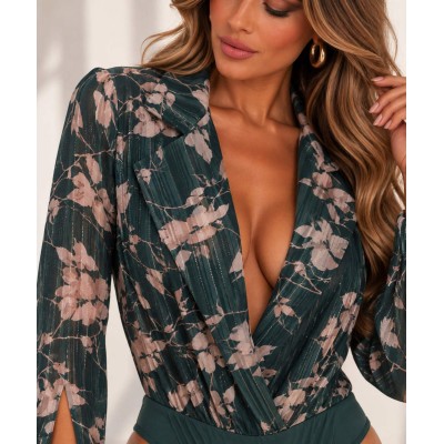 ΚΟΡΜΑΚΙ FLORAL ΜΟΥΣΕΛΙΝΑ – ΠΕΤΡΟΛ / NUDE